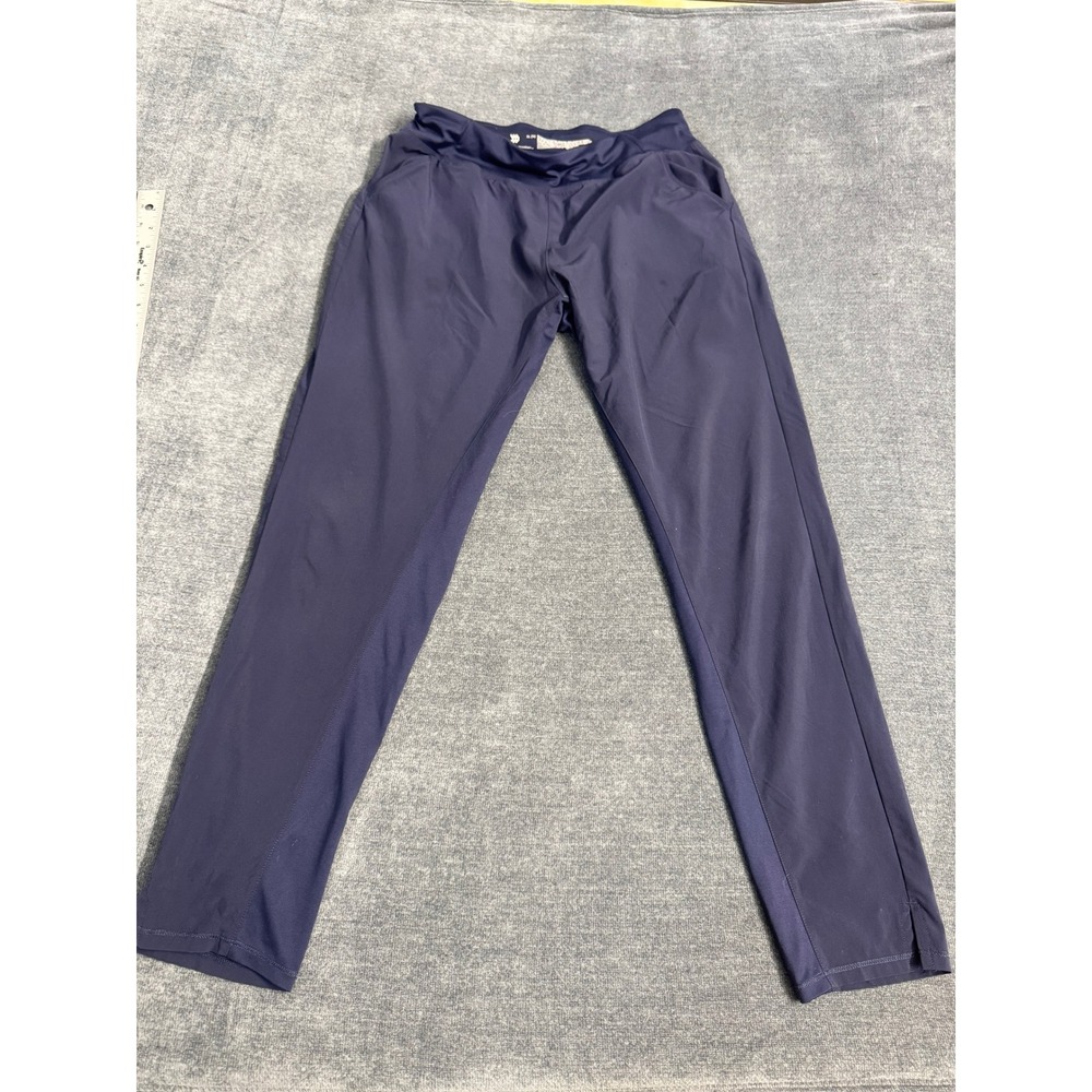 All in Motion Boys XL 14 Navy Blue Active Pants Mesh Panel Zip Pocket Trousers